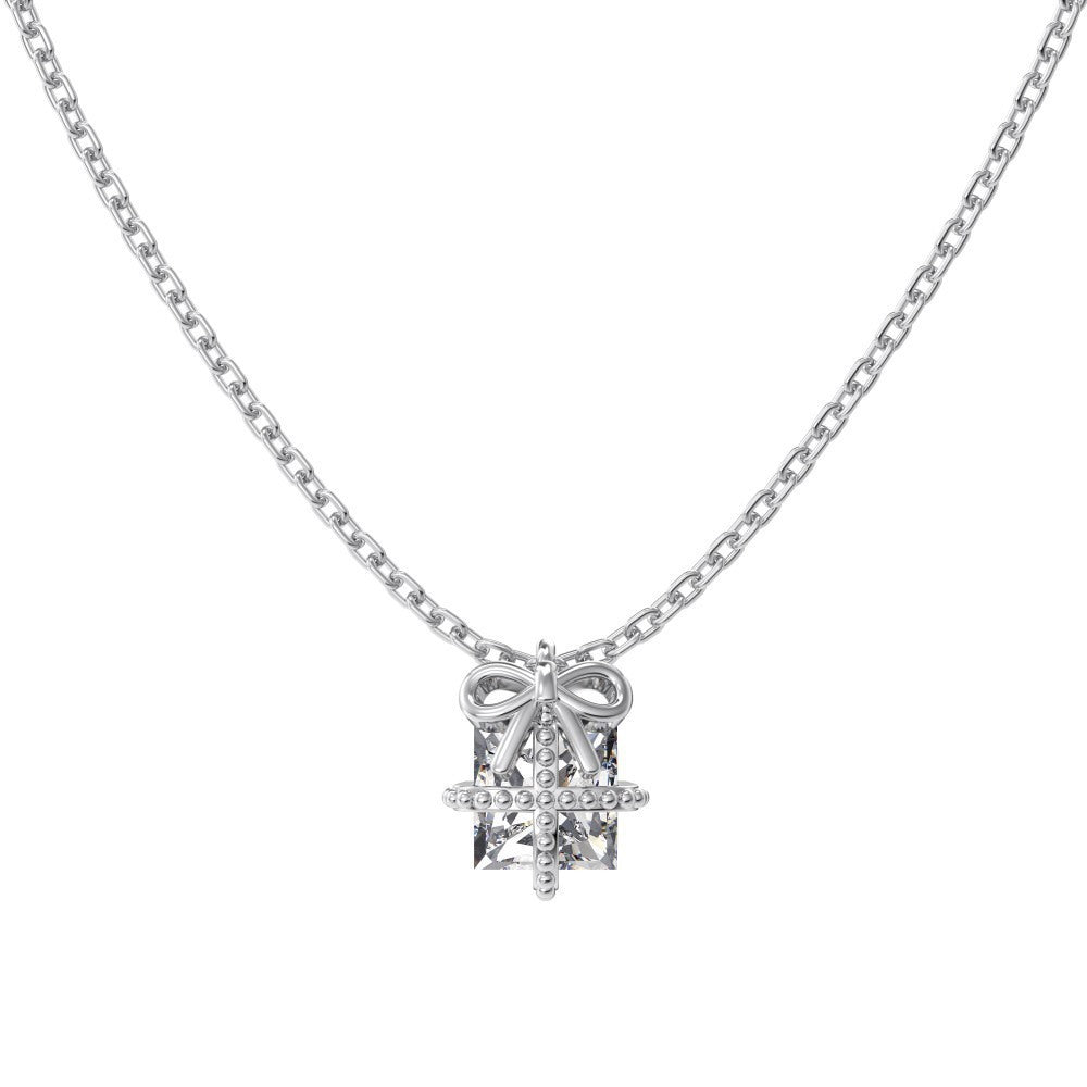 Sterling Silver Necklace And Earrings