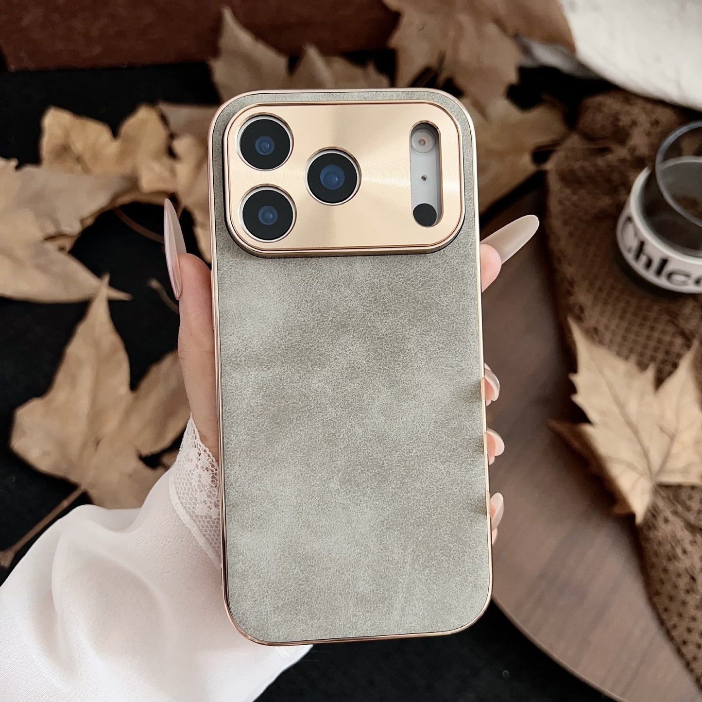 Electroplated Metal Fine Hole Lens Protective Cover