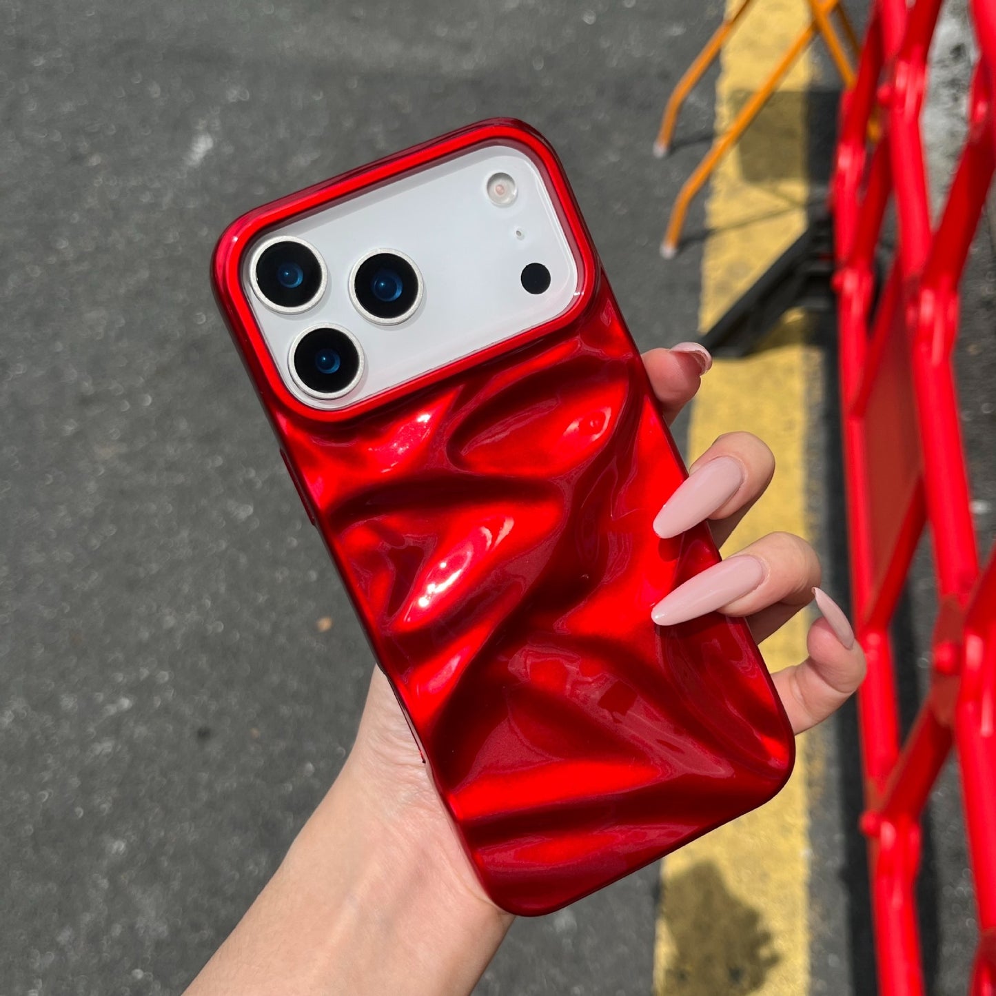 Pleated Pattern Phone Case