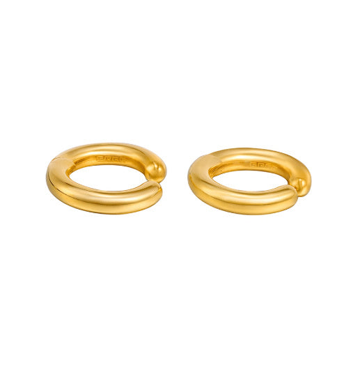 18K Gold Non-pierced Ear Clips