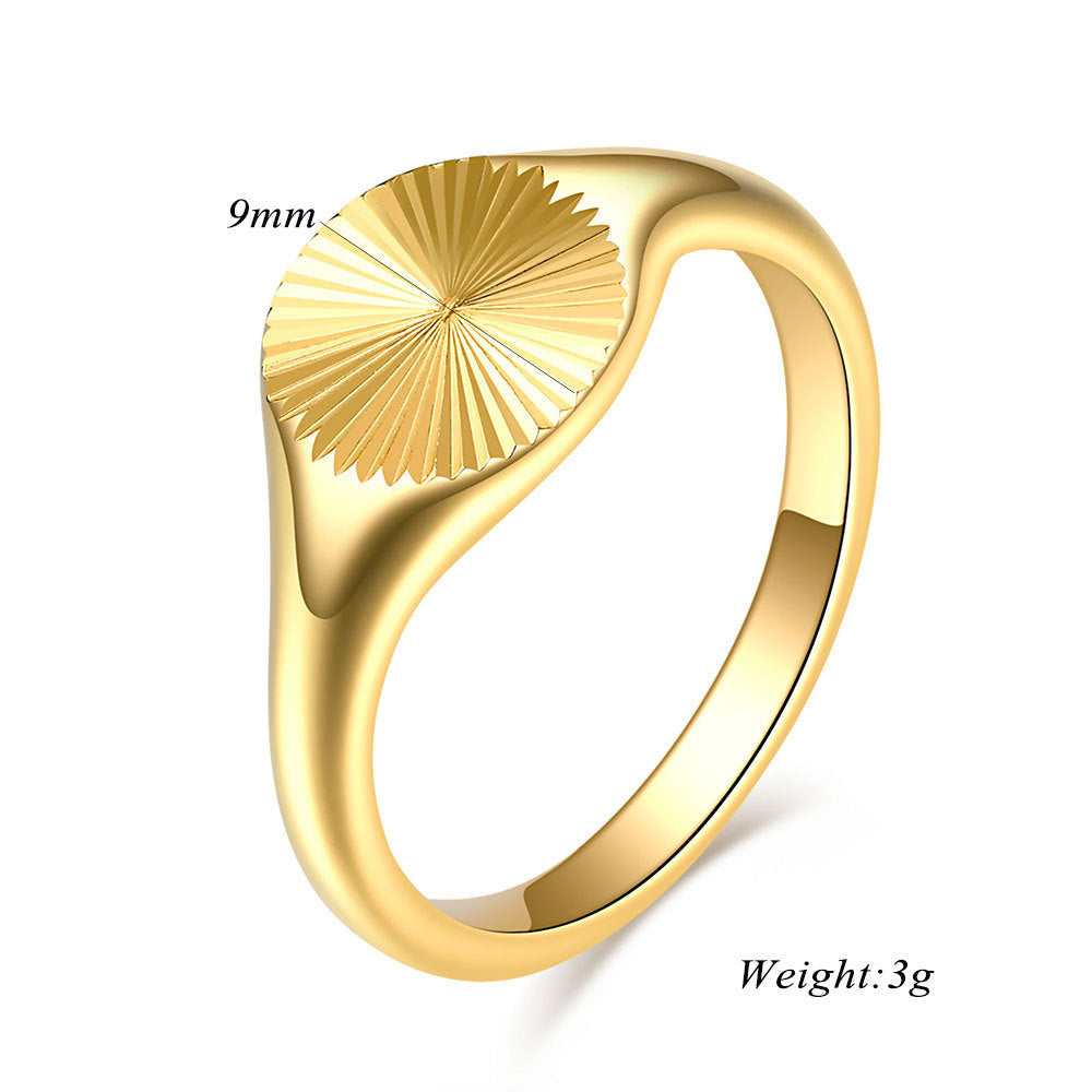 18K Gold Sunshine Ring