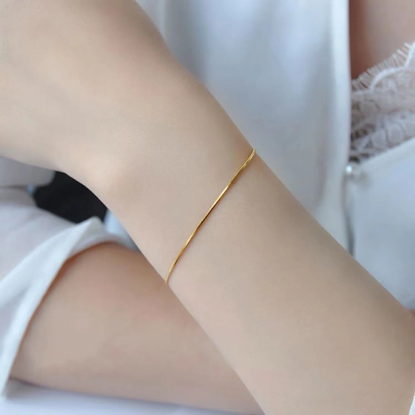 Ultra-fine Snake Chain Bracelet