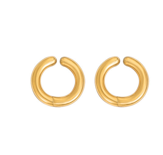 18K Gold Non-pierced Ear Clips