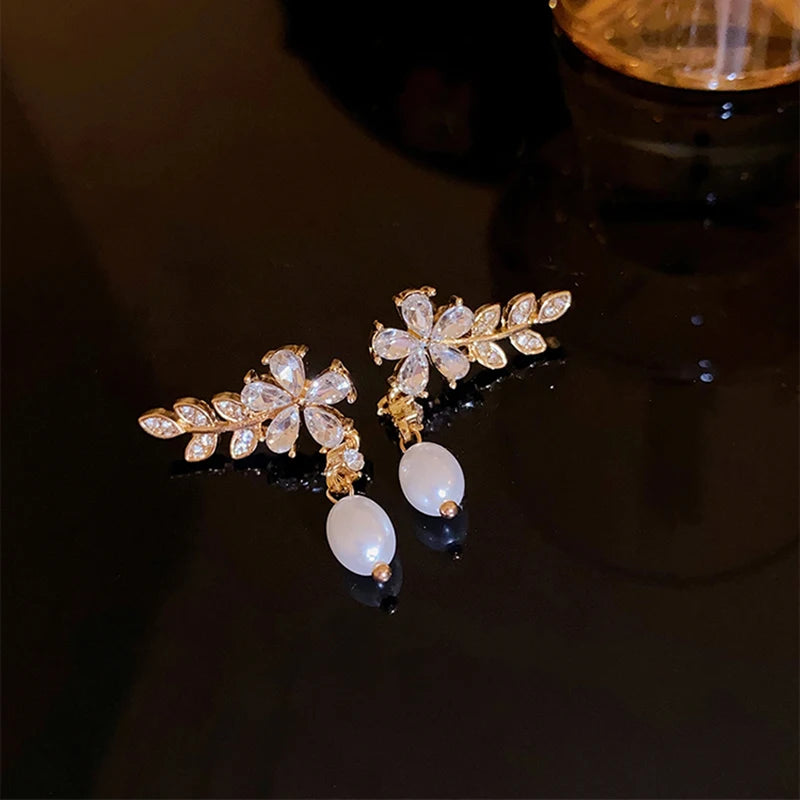 Zircon Stud Earrings