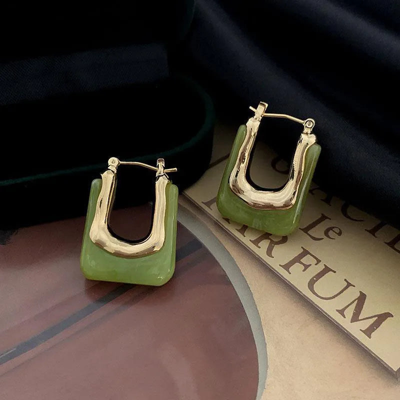 Geometric U-shaped Earrings