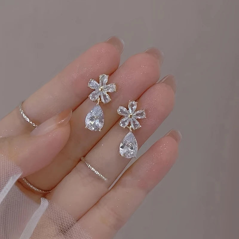 Zircon Stud Earrings