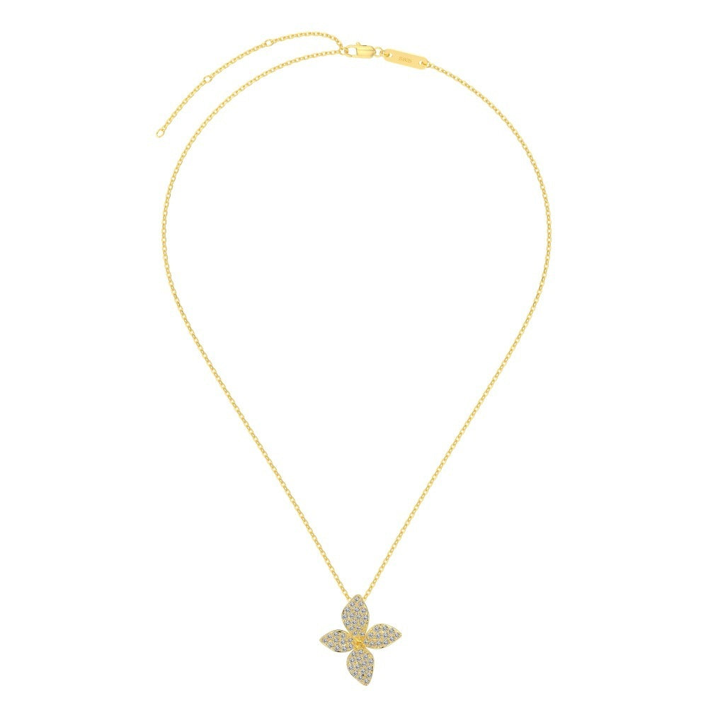 Petal Style Ring, Necklace And Earrings