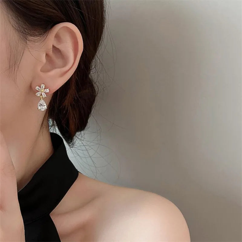 Zircon Stud Earrings