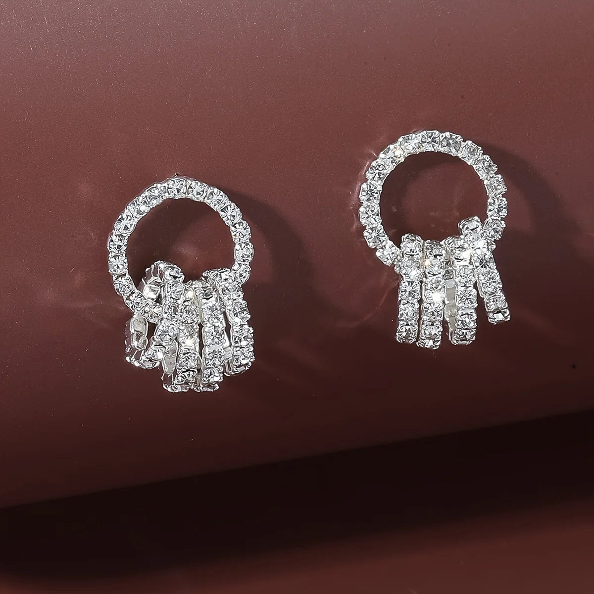 Irregular Geometric Earrings for Women's New Trendy and Personalized Design, Internet Famous Earrings With a Simple Temperament