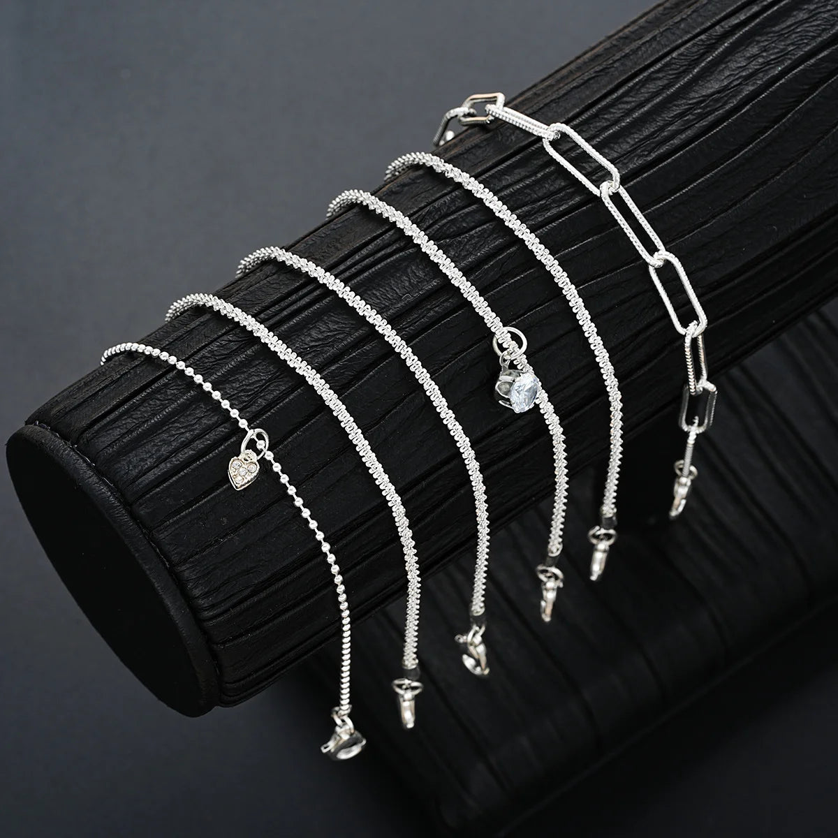 Sparkling Adjustable Bracelet Set
