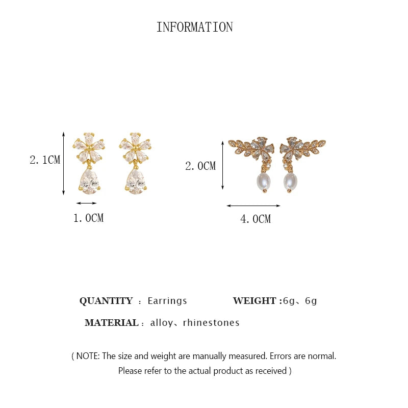 Zircon Stud Earrings
