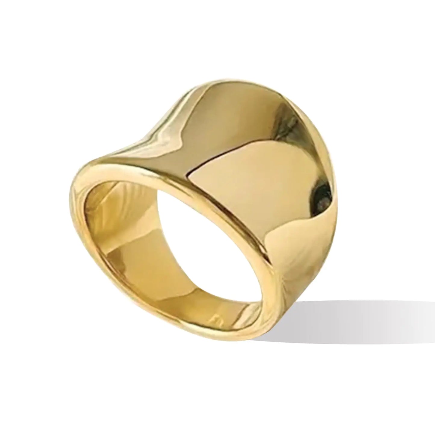 Chunky Gold Rings Non Tarnish 14K