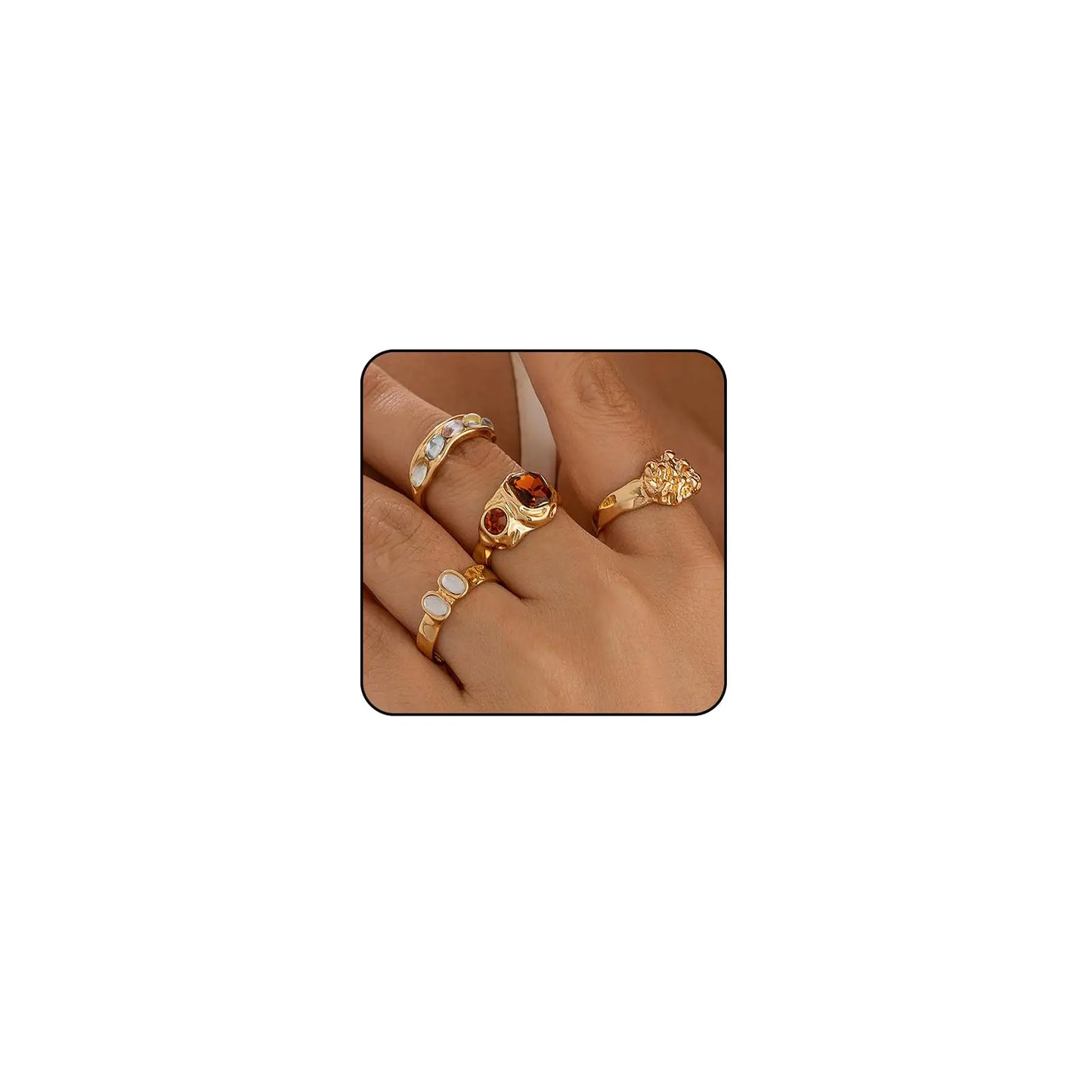 Chunky Gold Rings