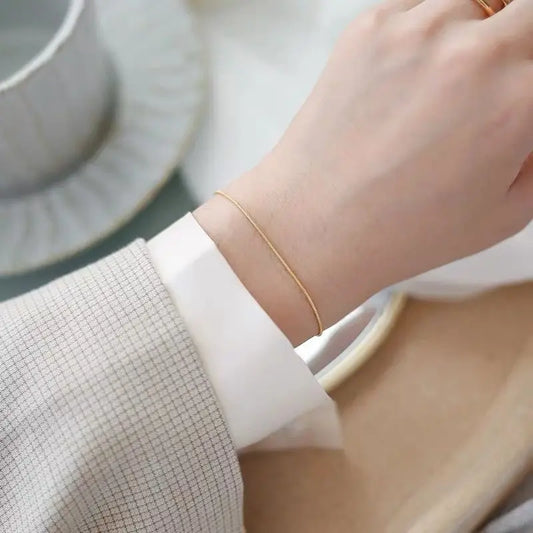 Ultra-fine Snake Chain Bracelet