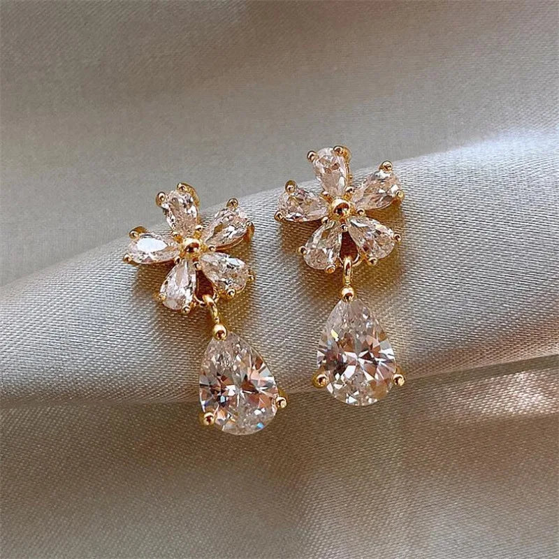 Zircon Stud Earrings