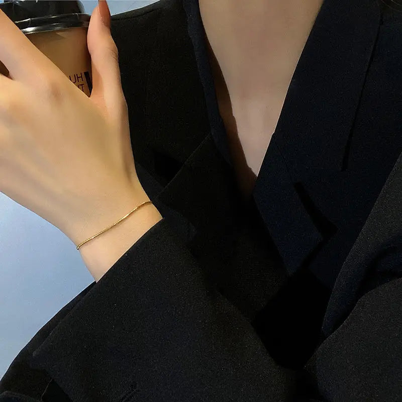 Ultra-fine Snake Chain Bracelet