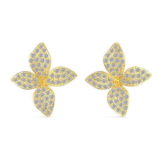 Petal Style Ring, Necklace And Earrings